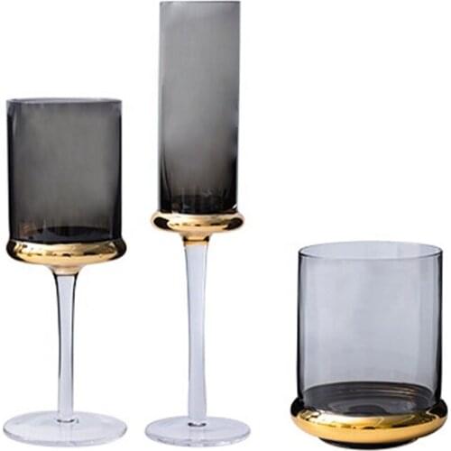 Luxury wine glass goblet glass set, goblet wine glass of 3