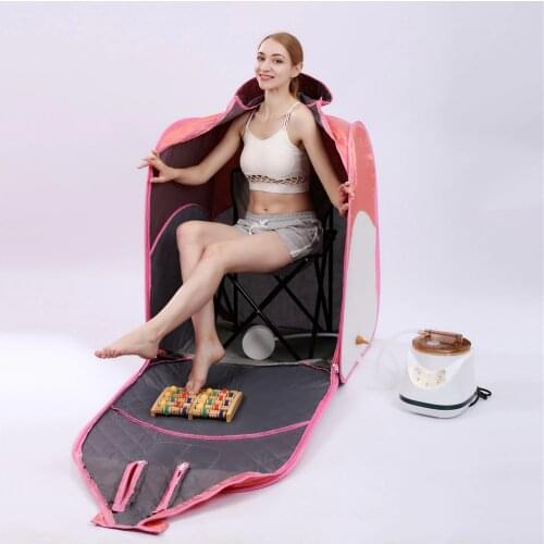 SAUNA STEAM BATH Steam Life Cabin Portable Steam Sauna Therapy Detox Lose Weight 2.8L 1500W Health presevation Folding