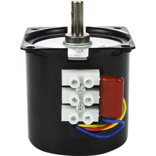 60KTYZ Miniature Permanent Magnet Synchronous Motor 220V AC High-speed Motor Gear Low-speed Motor High Torque AC Electric Motor