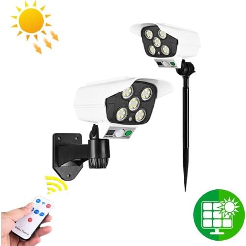 Solar Garden Light ,Realistic Looking Solar Monitoring Lamp,Solar Street Lights Outdoor Decoration For Lawns Patio Yard Garden