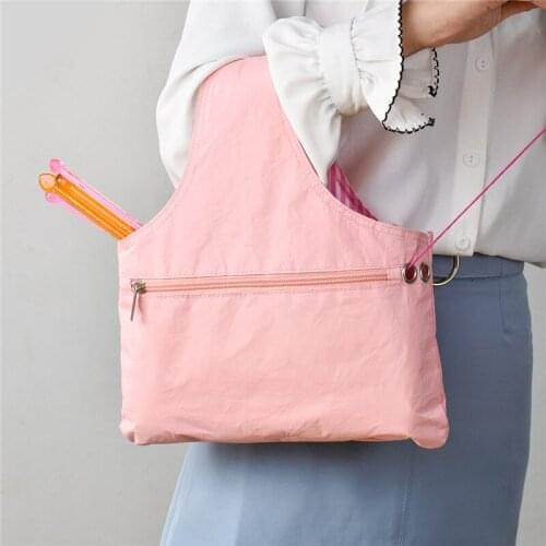 Knitting Tote Bag Yarn Storage Organizer for Small Projects Eco-friendly Storage Bag For Yarn Sewing Tool