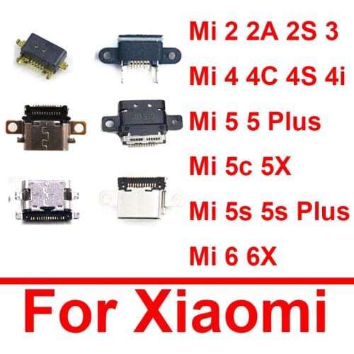 Charging USB Plug Port For Xiaomi Mi 2 2A 2S 3 4 4C 4i 4S 5 5C 5S 5X 6 6X Plus USB Connector Sync Date Charger Dock Flex Cable