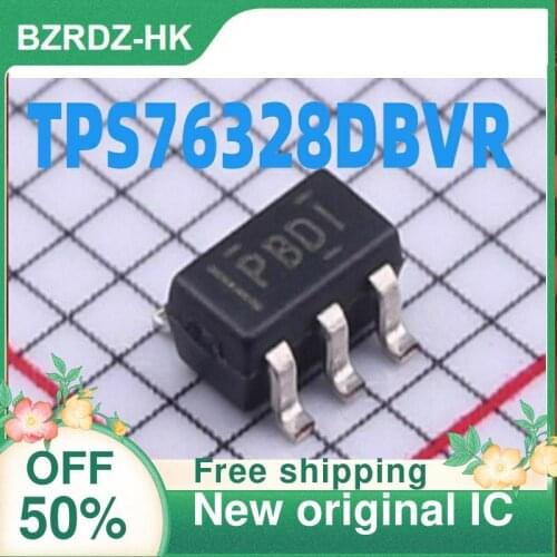 2-10PCS/lot TPS76328DBVR TPS76328 PBDI SOT23-5 New original IC