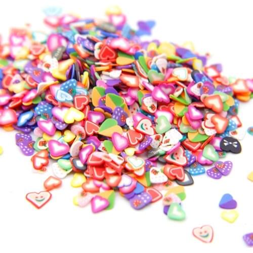 5mm Approx 100G 1 Pack Soft Polymer Clay Filler Fruit DIY Decoration Supply Handmade Material Gift,1Yc10450