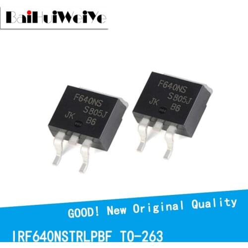 10PCS/LOT IRF640NSTRLPBF IRF640NS IRF640N 18A/200V TO-263 New and Original IC Chipset MOSFET MOSFT TO263