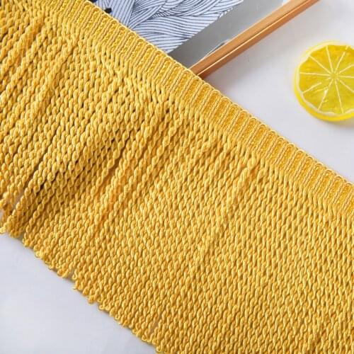12M/Lot 15cm Wide Rope Tassels Curtain Lace Trims Sofa Stage Valance Decor Curtain Accessories Fringe Ribbon Belt DIY Sewing