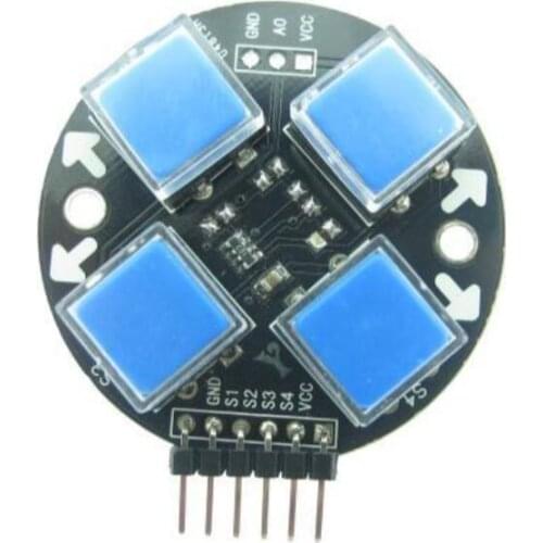 4 four-touch switch / keypad module / AD button module / tact switch button / mechanical switch