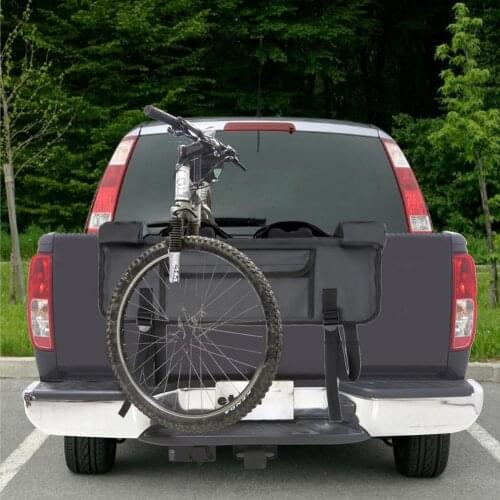 Truck Tailgate Cover Protection Pad Trunk Stowing Tidying Multiuse Tools Storage Bag Rain-proof Durable For Transporting 2 Bikes