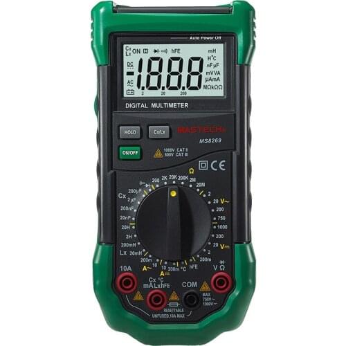 Mastech MS8269 3 1/2 Digital Multimeter LCR Meter AC/DC Voltage Current MultifunctionTester Inductance Detector