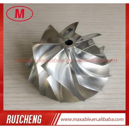 HX40 7+7 blade 66.30/84.00mm high performance Turbocharger Billet/milling/aluminum 2618 compressor wheel