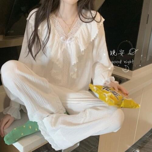 Женские хлопковые пижамы Kacakid China At AliExpress