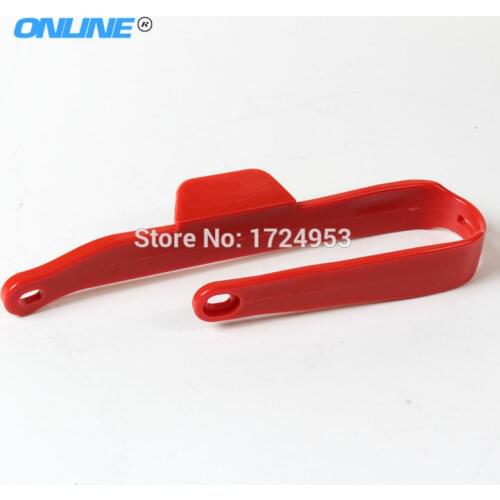 Red rubber Motorcycle Swing Arm Protector Plastic Chain Slider Guider For Pit dirt Bike Motocross Spare Parts