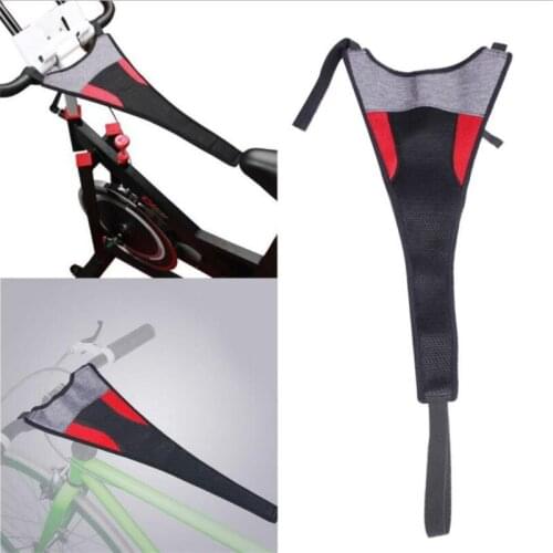 Indoor Mountain Bike Sweat Strap Absorption Cover With Sports Training Frame Guard Cover Elastic Turbo Trainer Protection Belt