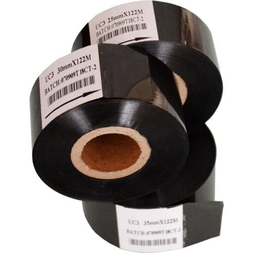 Black Width 35mm Length 120M Bag Expiration Date Ribbon Foil for Packing Plastic Bags