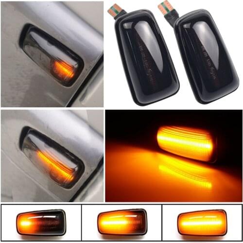 Flashing Car Turn Signal Lamps Side Marker Lights Lateral LED For Peugeot 306 106 406 806 Citroen XM ZX Break Xsara Xantia Fiat