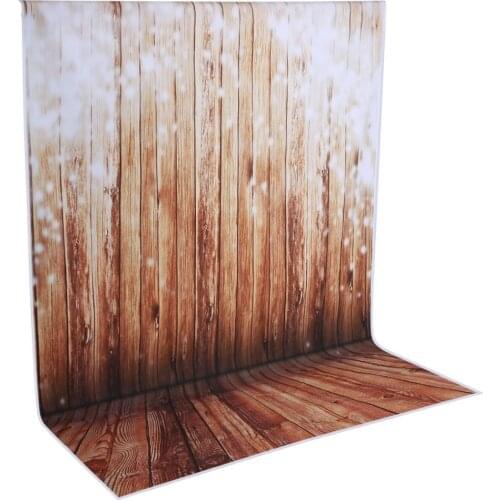 Neewer 5x7ft/152x213cm 100% Polyester Wooden Backdrop Background for Photography Studio Video Shooting (Backdrop Only!)