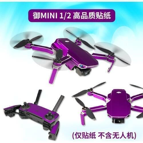 Newest Mavic Mini1/2 Drone Protective Luxury Fluorescent Stickers Skin Cover Waterproof Sticker Spare For Dji Mavic Mini1/2