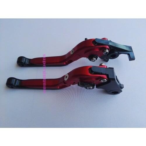 New motorcycle motorbike CNC Foldable Extendable brake&Clutch Levers Red For Honda CB750 CB 750 Nighthawk 1991-2008