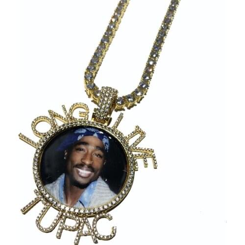 Custom picture pendant gold plating personal pendant