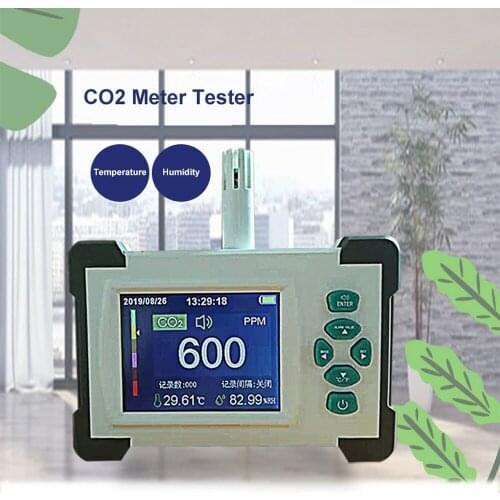 Professional Carbon Dioxide Detector Multifunctional Temperature Humidity Measuring Device Air Quality Monitor Gas Detector