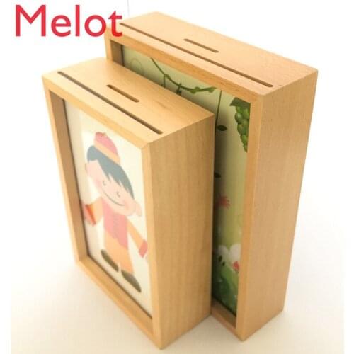 Children solid wooden Photo Frame Online Home Decor Art Wooden Wedding Mini Pictures Frames Vintage DIY Family Frame Home Decor