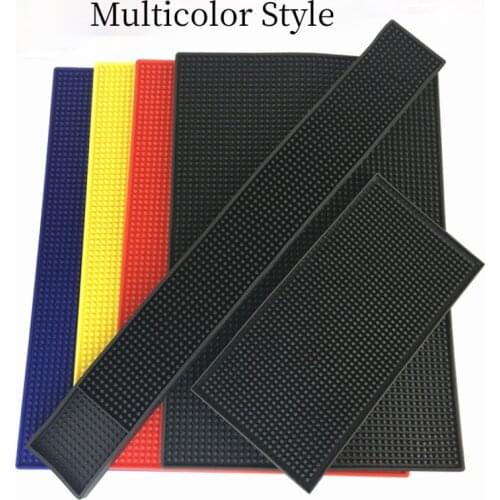 Multicolor Restaurant Bar Cafe Water Filter Square Bar Mat Silicone Pad Soft Bar Pad Bar Water Pad Cup Pad Water Filter Pad