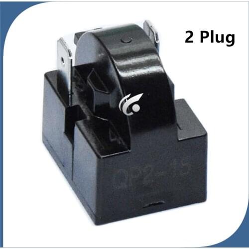 1pcs new for Refrigerator fittings Refrigerator freezer PTC starter thermal protector relay 2 Plug QP2-12 QP2-22 QP2-33 QP2-15
