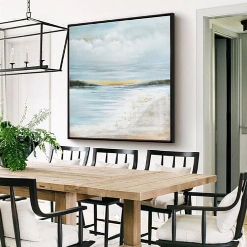 100% Hand Painted Abstract Scenery Oil Painting On Canvas Wall Art Frameless Picture Decoration For Live Room Home Decor Gift