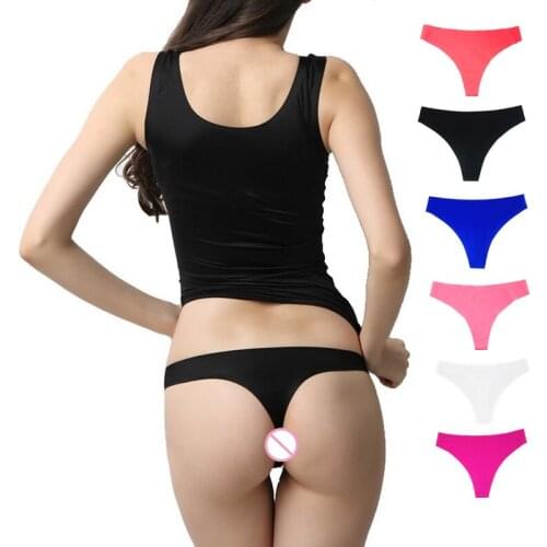 6 pcs/lot Summer Sexy Micro Bikini Thong Panties Underwear Women Seamless G-string C G String Mini Tanga Cueca