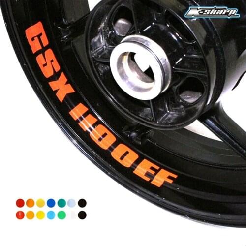 8 X custom inner rim decals wheel reflective Stickers stripes Fit SUZUKI GSX 1100EF