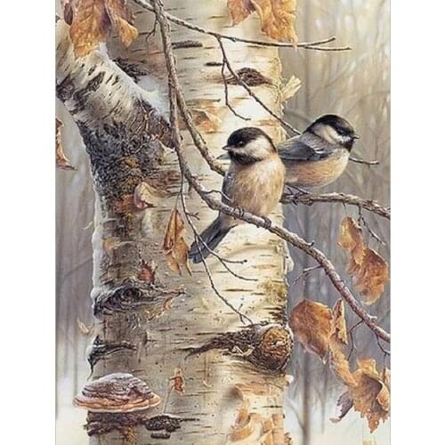 5D DIY Diamond Painting Full Square Birds Cross Stitch Diamond Mosaic Landscape Picture Rhinestones Diamond Embroidery Animals