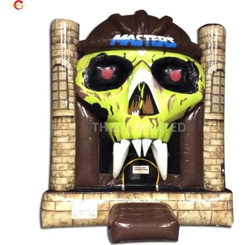 Free door shipping Halloween Inflatable Skull Bounce House New Design Inflatable Bouncer Castle