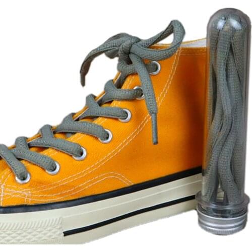 Polyester Pure Cotton Flexible Laces 8.5MM Wide Oval Shoelaces Clothing Premium Cords For Custom