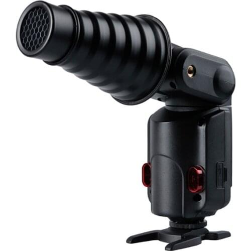 Godox AD-S9 Photography Accessories Aluminum alloy Snoot with Honeycomb Grid for WITSTRO Speedlite Flash AD180 AD360 AD200