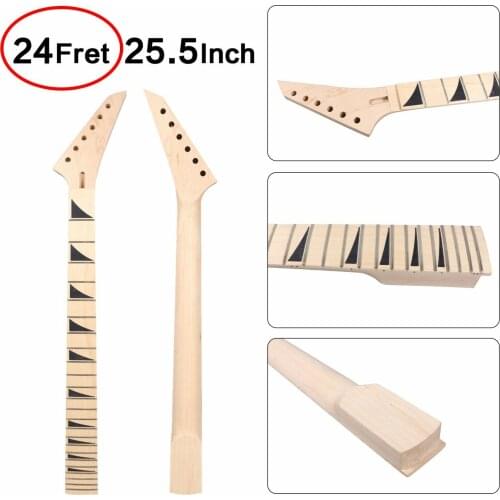 Diy Electric Guitar Neck 24Fret 25.5inch Canada Maple US