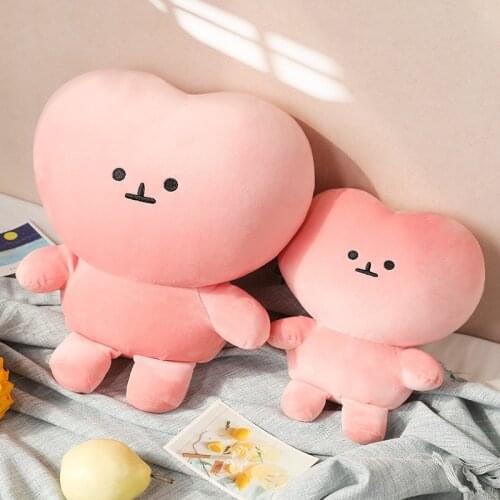 Korean Variety Show Cute Heart Plush Doll Heart Signal Plush Pillow Celebrities stuffed Toys Peluche Sweet Pink Christmas Gifts