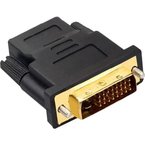 DVI to HDMI Adapter Cable 24k Gold Plated Plug HDMI To DVI 24+1 Pin 1080P Video Converter Cable for PC HDTV Projector