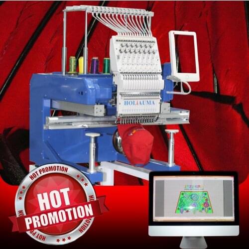 China 10 years service! Single head cap flat garment beading embroidery machine DAHAO computer best quality like Tajima