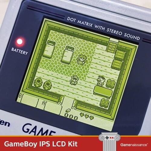 GameBoy IPS LCD Kit for GB DMG Backlight Brightness Screen 36 Retro Color Gamenaissance