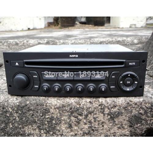 Original RD45 Car supports Radio USB Bluetooth MP3 for Citroen C3 C4 C5 for Peugeot 207 206 307 Autoaudio 1din CD Audio Player
