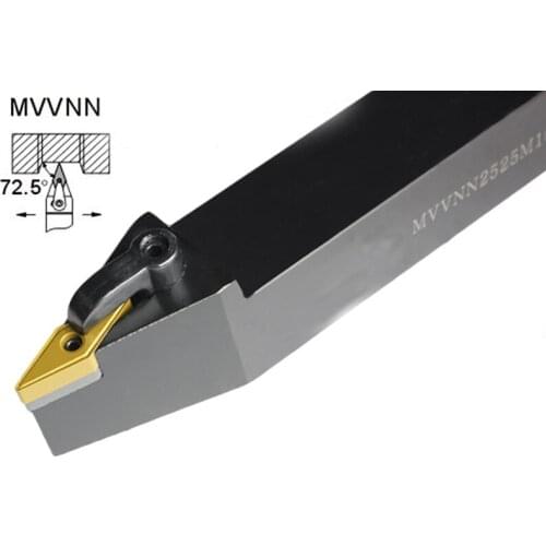 MVVNN 1616H16/2020K16/2525M16 Boring Cutter Carbide Toolholder External Turning Tool Holder CNC Lathe Arbor