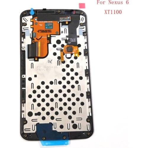 For Motorola Google nexus 6 Xt1100 XT1103 Lcd Screen Display+Touch Glass Digitizer with Frame Assembly
