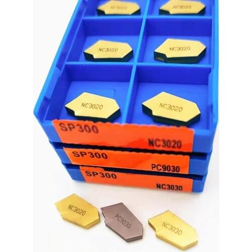 SP300 PC9030 NC3020 NC3030 Cylindrical turning tool Lathe tool slot Carbide turning insert notch insert Turning insert notch