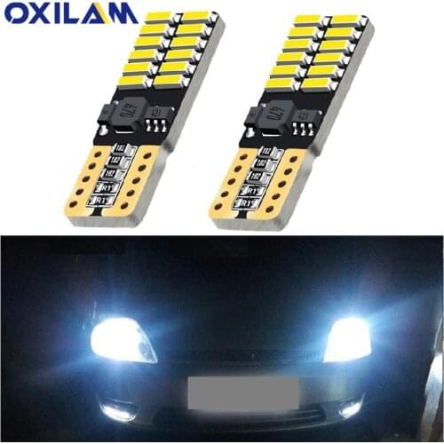 For Mercedes W211 W203 W204 W210 W124 W202 W220 W164 X204 AMG T10 W5W LED Canbus Car Parking Light 4014SMD 24 Led Clearance Lamp