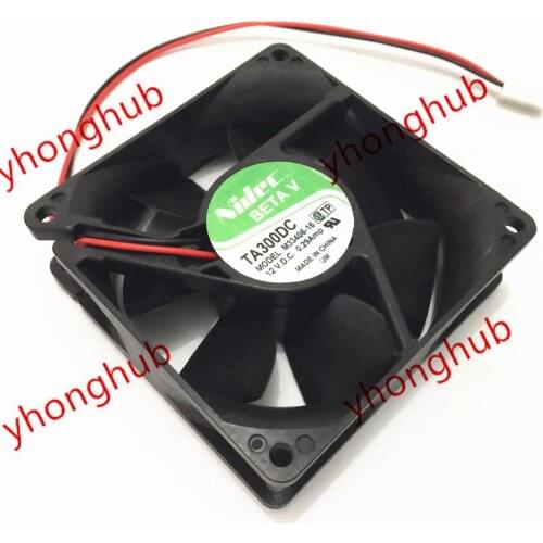 Nidec TA300DC M33406-16 Server Cooling Fan DC 12V 0.29A 80x80x25mm 2-Wire