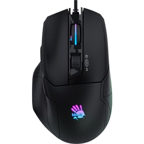 For BLOODY W70 MAX wired USB gaming mouse programmable activation version