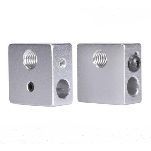 1pcs 3D printer accessories E3D aluminum block heating block MK7 MK8 special printing head