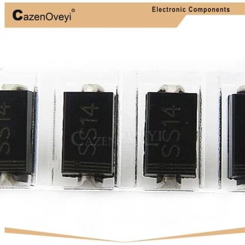 100pcs SMA Rectifier diode 1N5819 SS14 1N5822 SS34 SR160 SS16 1N5817 SS12 SR1100 SS110 SR360 SS36 SR240 SS24 SR2100 SS210 SS310