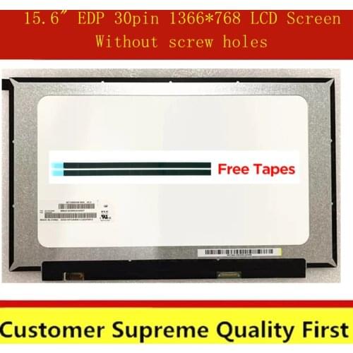 15.6-Inch EDP Free shipping 30pin 1366*768 Laptop LCD Screen replacement N156BGA-EA3 Rev.C2 / NT156WHM-N44 V8.0 / B156XTN08.1