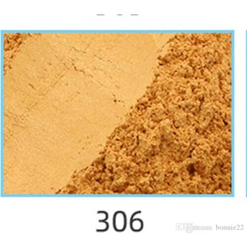 306 gold High Quality Pearl Powder gold Color Mica powder Pigment Glitter Pearlescent Powder For DIY Decoration